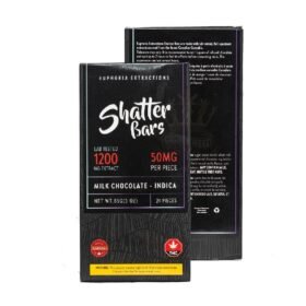 Euphoria Extractions - 1200 MG THC - Indica Shatter Bars